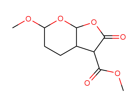 6-Methoxy-2-oxo-hexahydro-furo[2,3-b]pyran-3-carboxylic acid methyl ester
