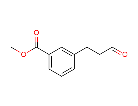 Molecular Structure of 111393-29-4 (METHYL 3-(3-OXOPROPYL)BENZOATE)