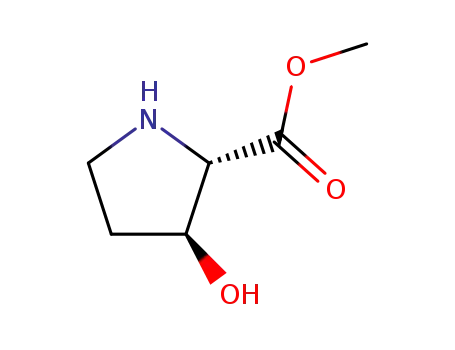 Molecular Structure of 496841-04-4 (L-Proline, 3-hydroxy-, methyl ester, (3S)- (9CI))