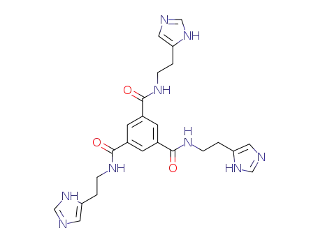 N,N',N''-tris(2-(1H-imidazole-5-yl)ethyl)benzene-1,3,5-tricarboxamide