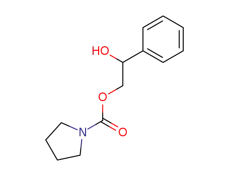 N-[(2-hydroxy-2-phenyl)ethyloxycarbonyl]pyrrolidine