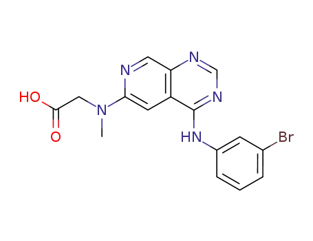 {[4-(3-Bromo-phenylamino)-pyrido[3,4-d]pyrimidin-6-yl]-methyl-amino}-acetic acid