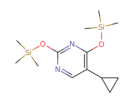 Pyrimidine, 5-cyclopropyl-2,4-bis[(trimethylsilyl)oxy]-