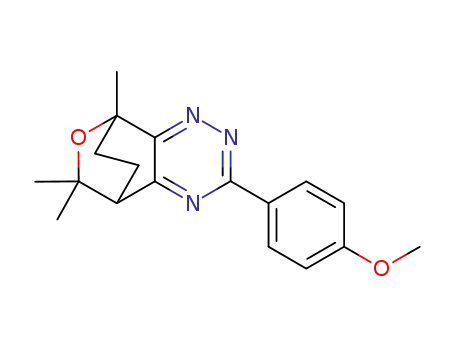 3-(4-methoxy-phenyl)-6,6,8-trimethyl-5,8-dihydro-6H-5,8-ethano-pyrano[4,3-e][1,2,4]triazine