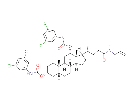 3,12-bis-(3,5-dichlorophenyl)carbamoyl-N-allyl-deoxycholan-24-amide