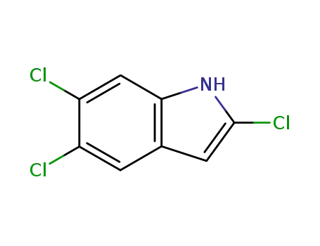 Molecular Structure of 286949-65-3 (2,5,6-TRICHLORO-1H-INDOLE)