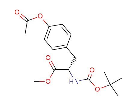(S)-methyl 3-(4-acetoxyphenyl)-2-(tert-butoxycarbonylamino)propanoate