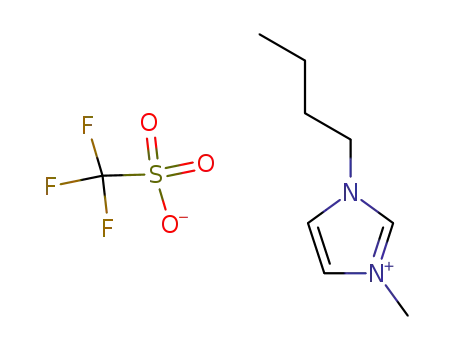 Molecular Structure of 174899-66-2 (1-Butyl-3-methylimidazolium trifluoromethansulfonate)