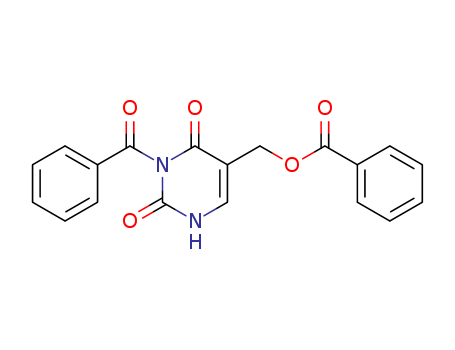 2,4(1H,3H)-Pyrimidinedione, 3-benzoyl-5-[(benzoyloxy)methyl]-