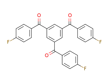 Molecular Structure of 267668-44-0 (Methanone, 1,3,5-benzenetriyltris[(4-fluorophenyl)-)