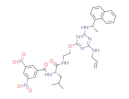 N1-{2-[4-(allylamino)-6-{[(1S)-1-(1-naphthyl)ethyl]amino}-1,3,5-triazin-2-yloxy]ethyl}-N2-(3,5-dinitrobenzoyl)leucinamide