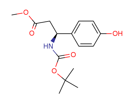 (bS)-b-[(1,1-tert-Butyloxycarbonyl)amino]-4-hydroxy-benzenepropanoic Acid Methyl Ester