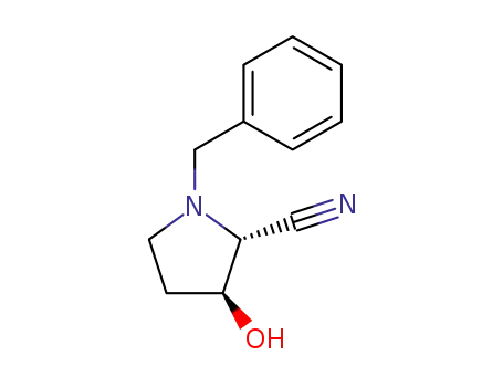(2R,3S)-1-Benzyl-3-hydroxy-pyrrolidine-2-carbonitrile