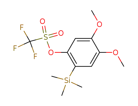 4,5-dimethoxy-2-(trimethylsilyl)phenyl trifluoromethanesulfonate