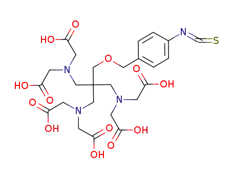 2-[bis(carboxymethyl)aminomethyl]-2-[(4-isothiocyanatobenzyl)oxymethyl]propylene-1,3-dinitrilotetraacetic acid