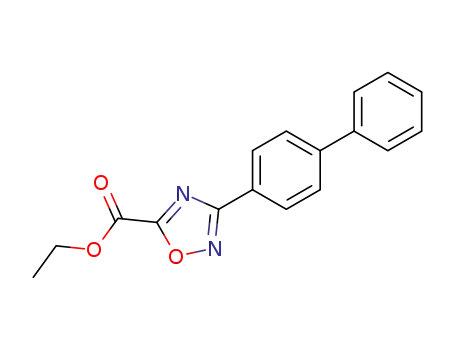 3-(biphenyl-4-yl)-1,2,4-oxadiazole-5-carboxylic acid ethyl ester