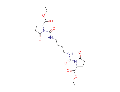 ethyl 1-({[4-({[2-(ethoxycarbonyl)-5-oxopyrrolidin-1-yl]carbonyl}amino)butyl]amino}carbonyl)-5-oxopyrrolidine-2-carboxylate