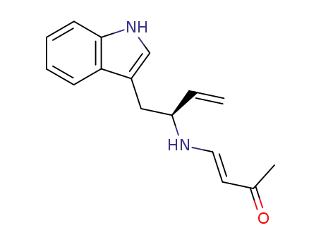(E)-4-[(S)-1-(1H-Indol-3-ylmethyl)-allylamino]-but-3-en-2-one
