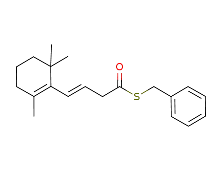 S-benzyl (E)-4-(2,6,6-trimethylcyclohex-1-enyl)but-3-enethioate
