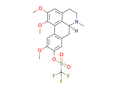 (S)-1,2,10-trimethoxy-6-methyl-5,6,6a,7-tetrahydro-4H-dibenzo[de,g]quinolin-9-yl-trifluoro-methanesulfonate