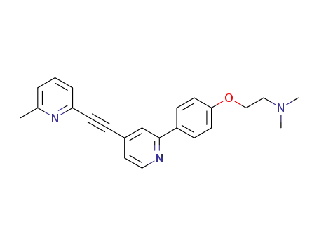 N,N-dimethyl-2-[(4-{4-(6-methyl-pyridin-2-yl-ethynyl)-pyridin-2-yl}phenyl)oxy]ethanamine