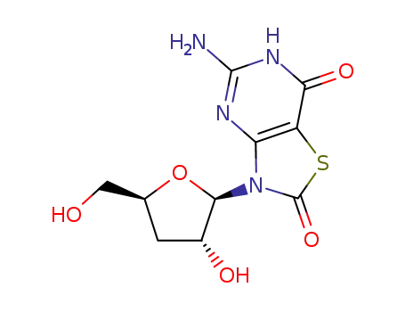 5-amino-3-[(2R,3R,5S)-3-hydroxy-5-(hydroxymethyl)tetrahydrofuran-2-yl]-6H-thiazolo[4,5-d]pyrimidine-2,7-dione