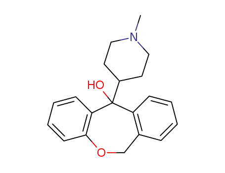11-(1-methyl-piperidin-4-yl)-6,11-dihydro-dibenzo[b,e]oxepin-11-ol