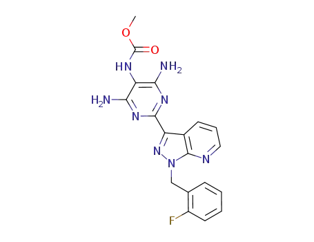 4,6-diamino-2-[1-(2-fluorobenzyl)-1H-pyrazolo[3,4-b]pyridin-3-yl]-5-pyrimidinyl amino acid methyl ester