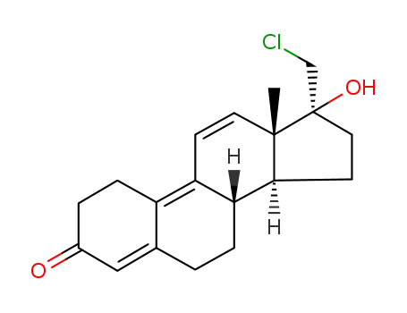 17α-chloromethyl-17β-hydroxy-13β-methyl-gona-4,9,11-triene-3-one