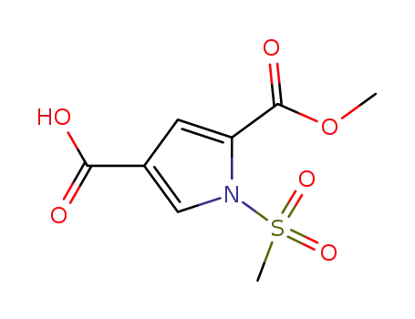 1-methanesulfonyl-1H-pyrrole-2,4-dicarboxylic acid 2-methyl ester
