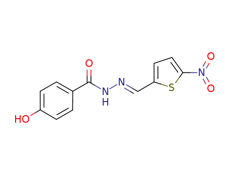 4-hydroxybenzoic acid (5-nitrothiophen-2-ylmethylene)hydrazide