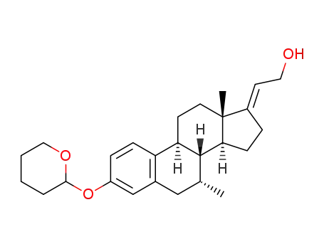 (E)-3-Tetrahydropyranyloxy-7α-methyl-21-hydroxy-19-norpregna-1,3,5(10),17(20)-tetraene