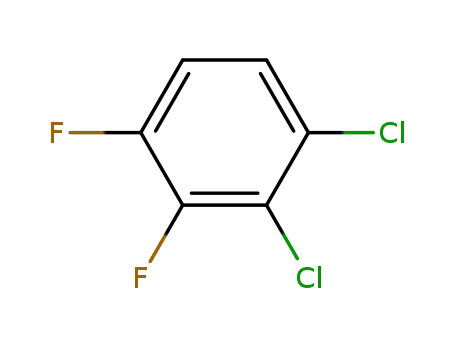 Molecular Structure of 36556-39-5 (1,2-dichloro-3,4-difluorobenzene)
