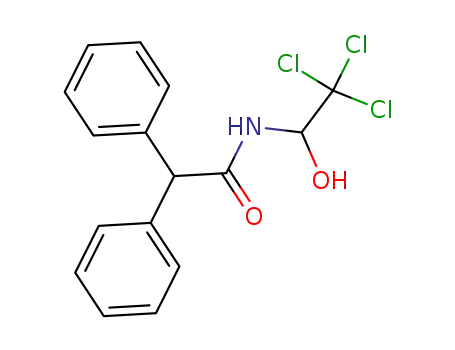 Molecular Structure of 924637-59-2 (Benzeneacetamide, a-phenyl-N-(2,2,2-trichloro-1-hydroxyethyl)-)