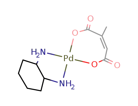{1,2-diaminocyclohexanepalladium(II)(citraconate)