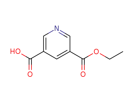 Molecular Structure of 84254-37-5 (PYRIDINE-3,5-DICARBOXYLIC ACID MONOETHYL ESTER)