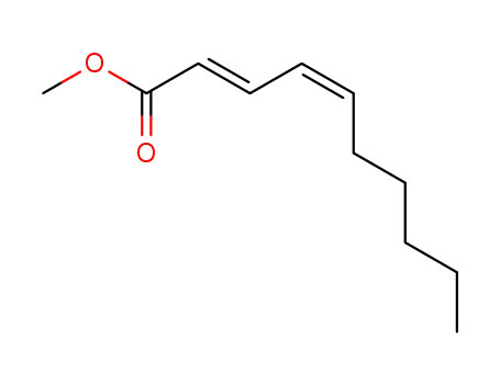 Molecular Structure of 4493-42-9 (2,4-DECADIENOIC ACID METHYL ESTER)