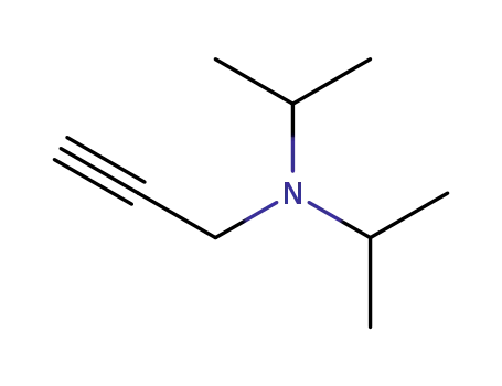 Molecular Structure of 6323-87-1 (Diisopropylpropargylamine)