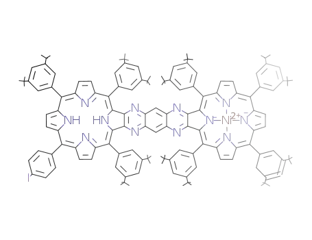 exo-(4'-iodophenyl)heptakis(3'',5''-di-tert-butylphenyl)bisporphyrin nickel(II)