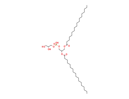 Octadecanoic acid,1,1'-[1-[[[(2,3-dihydroxypropoxy)hydroxyphosphinyl]oxy]methyl]-1,2-ethanediyl]ester