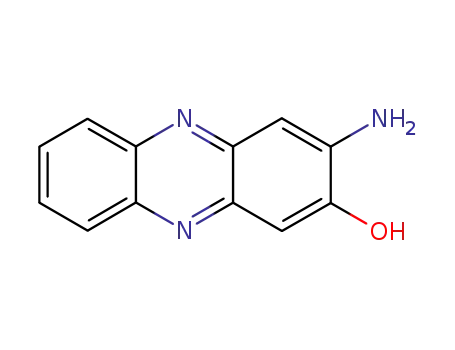 Molecular Structure of 4569-77-1 (3-AMINO-PHENAZIN-2-OL)