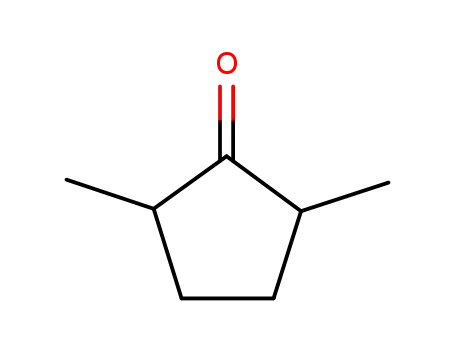 Molecular Structure of 4041-09-2 (2,5-dimethylcyclopentan-1-one)