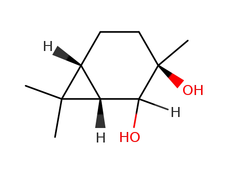 <1S-(1α,2α,3α,4α)>-3,7,7-trimethylbicyclo<4.1.0>heptane-2,3-diol