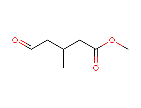 Molecular Structure of 5898-67-9 (methyl 3-methyl-5-oxopentanoate)