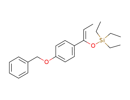 (Z)-1-(4-benzyloxyphenyl)-1-triethylsiloxy-1-propene