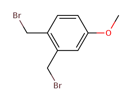 Molecular Structure of 36132-96-4 (Benzene, 1,2-bis(bromomethyl)-4-methoxy-)