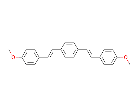 (E,E)-1,4-bis[2-(4-methoxyphenyl)-ethenyl]benzene