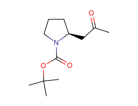 (S)-(tert-butyl) 2-(2-oxopropyl)pyrrolidine-1-carboxylate