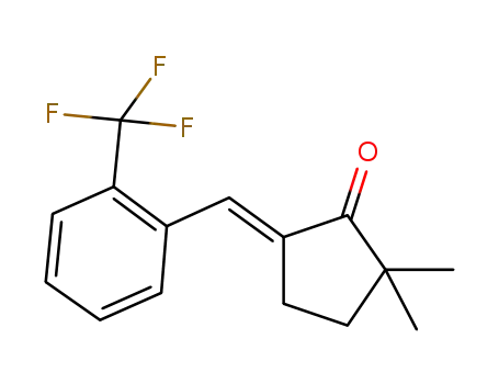 5-[1-(2-trifluoromethylphenyl)-meth-(E)-ylidene]-2,2-dimethylcyclopentanone
