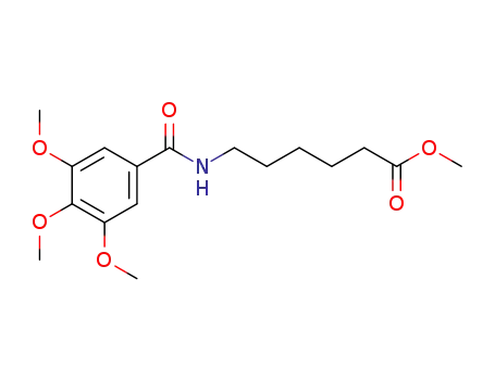 Hexanoic acid, 6-[(3,4,5-trimethoxybenzoyl)amino]-, methyl ester